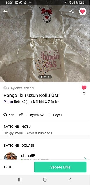 3 Ay Beden Birden fazla benek kıyafeti