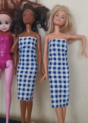 Beden 5 adet Barbie bebekler