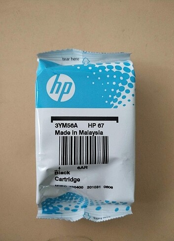 Hp 67 Black Sıfır Orjinal Kartuş