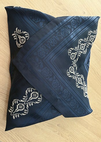 Lacivert Nakışlı Havlu - Görsel 9