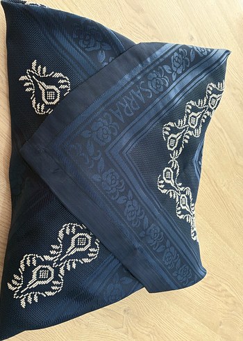 Lacivert Nakışlı Havlu - Görsel 10