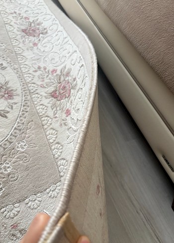 İşlemeli Beyaz Klasik Halı - Görsel 5