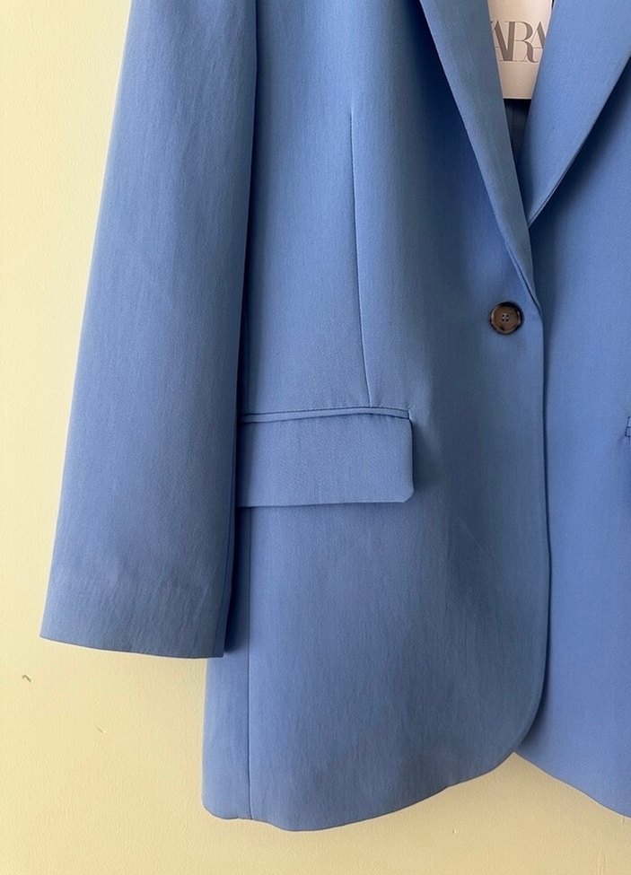 Mavi  Kadın Blazer Ceket - Görsel 3