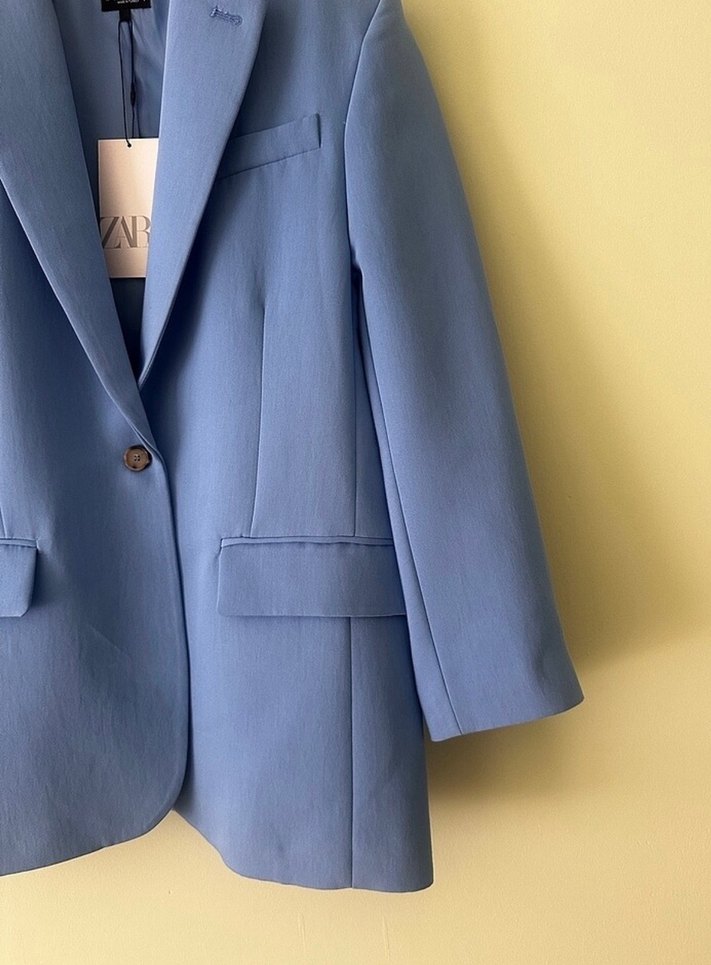 Mavi  Kadın Blazer Ceket - Görsel 5