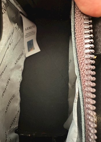 Armine Baskılı Deri Kadın Çanta - Görsel 6