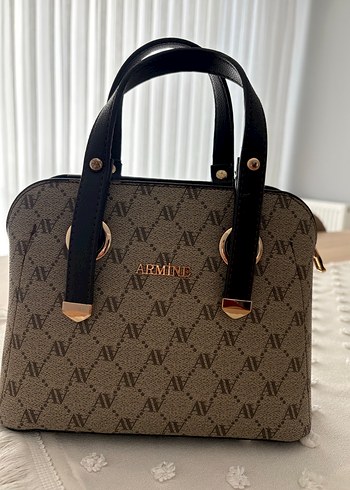 Armine Baskılı Deri Kadın Çanta - Görsel 2