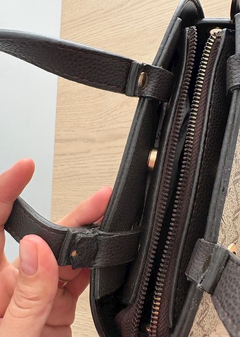 Armine Baskılı Deri Kadın Çanta - Görsel 4