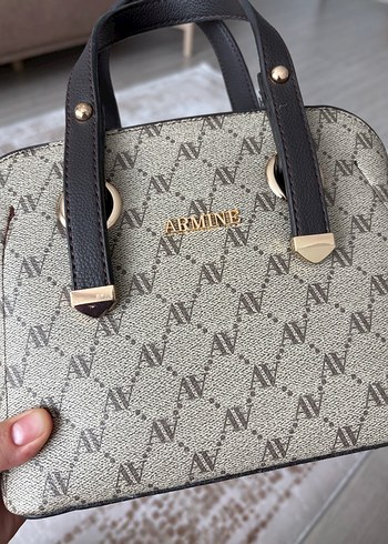 Armine Baskılı Deri Kadın Çanta - Görsel 3