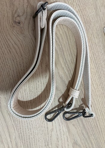 Bej Deri Kadın El Çantası Fermuarlı - Görsel 6