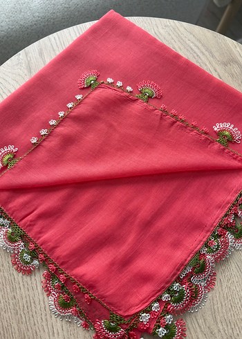 İğne Oyası Çeyizlik Başörtüsü - Görsel 2