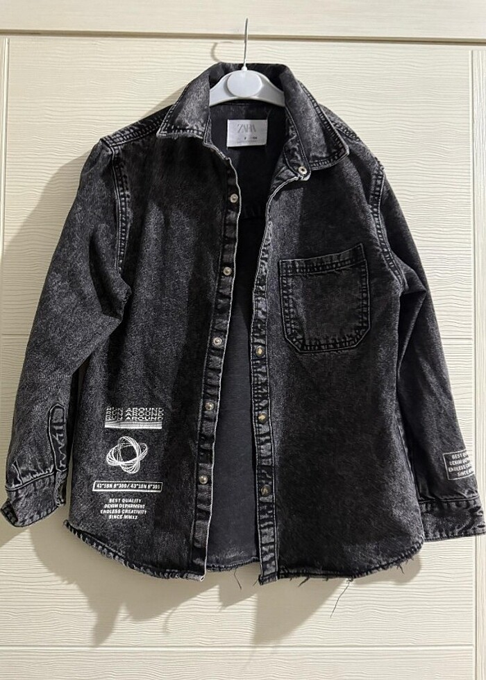 Zara kot gömlek  - Görsel 3