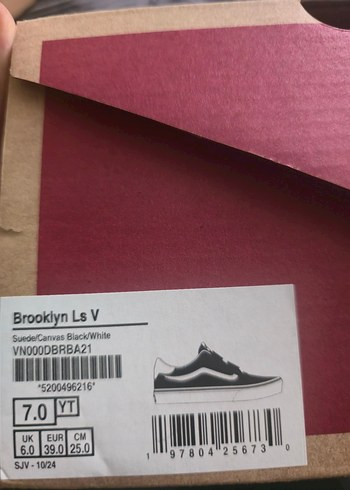 39 Beden siyah Renk Siyah Vans Ayakkabı