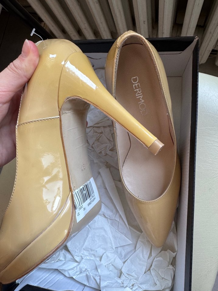 Bej Rugan Stiletto Kadın Ayakkabı - Görsel 3