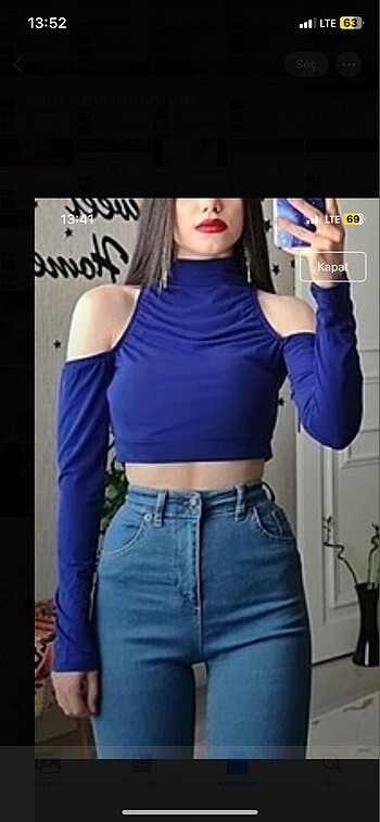 Lacivert crop