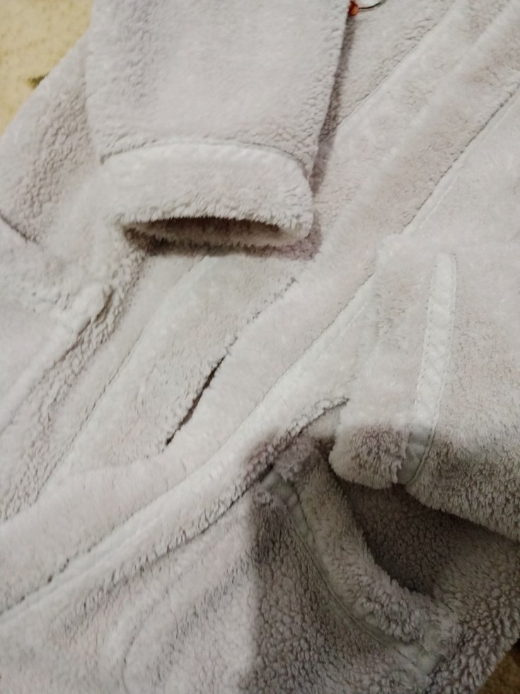 erkek kız Çocuk Beyaz Nakışlı Bornoz - Görsel 3