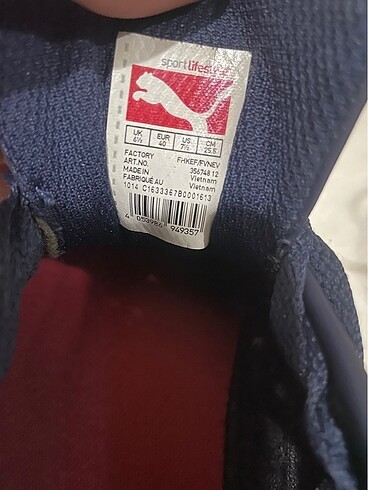 40 Beden lacivert Renk Puma Sneaker