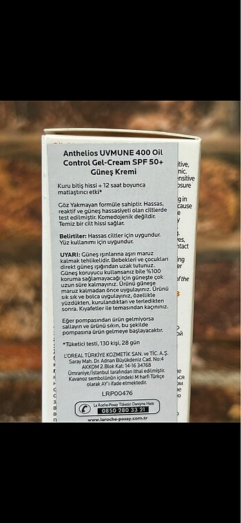 La Roche Posay SIFIR ECZANE ÜRÜNÜ