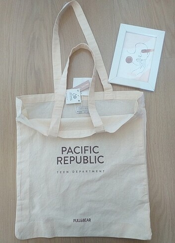 Pull and bear bez çanta pasific republic 