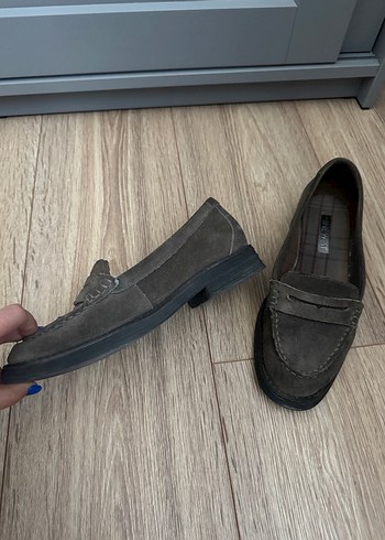 Nine West Markalı, Kahverengi Süet Loafer - Görsel 4