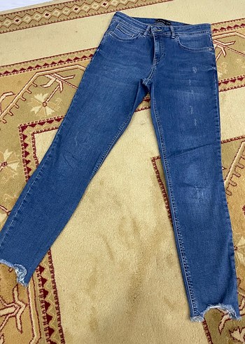 Diğer Kadın Mavi Bağcıklı Street Denim Pantolon