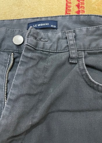 Gri Erkek Denim Pantolon - Regular Fit - Görsel 2