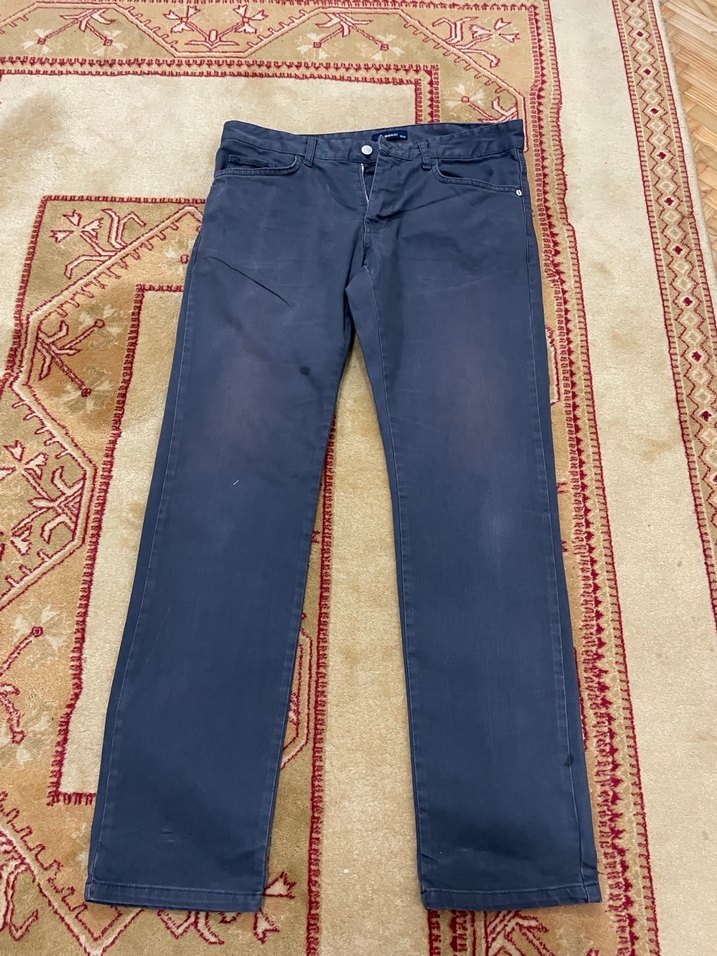 Gri Erkek Denim Pantolon - Regular Fit - Görsel 3