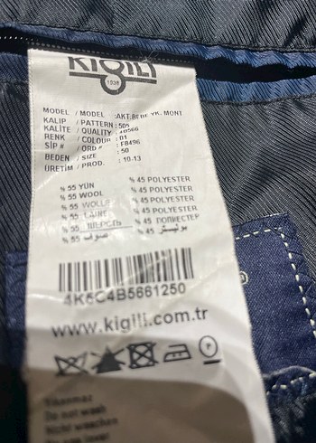 Erkek mont Kiğili marka - Görsel 4