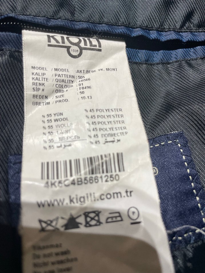 Erkek mont Kiğili marka - Görsel 4