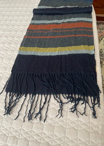 Çok Renkli Çizgili Erkek Bohem Atkı - Görsel 2