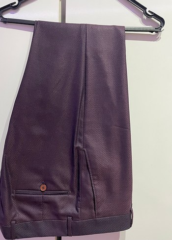 Bordo Uzun Kollu Erkek Takım Ceketi - Görsel 2