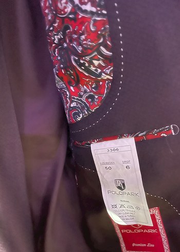 Bordo Uzun Kollu Erkek Takım Ceketi - Görsel 5