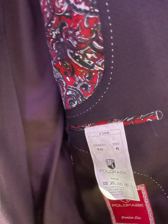 Bordo Uzun Kollu Erkek Takım Ceketi - Görsel 5