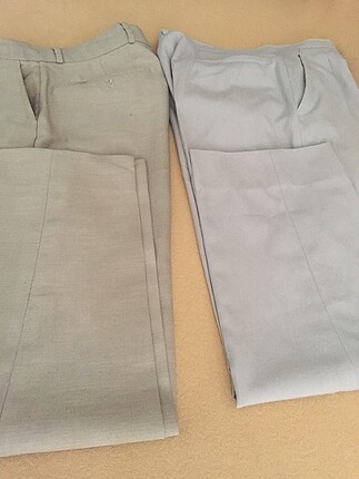 İki adet yazlık pantolon kumaş