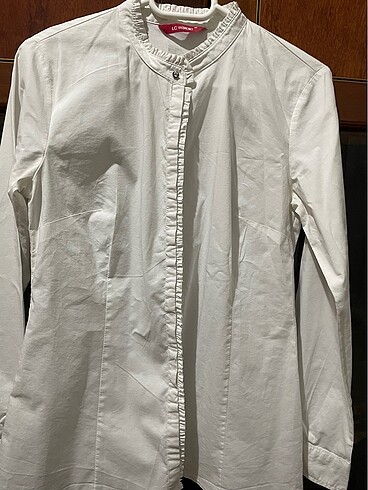 38 Beden beyaz Renk Bayan gömleği