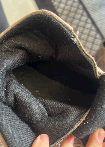 36 Beden camel Renk Bej Süet Kadın Dolgu Topuklu Bot