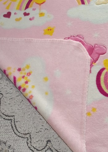 Pembe Baskılı Çocuk Battaniyesi - Görsel 6