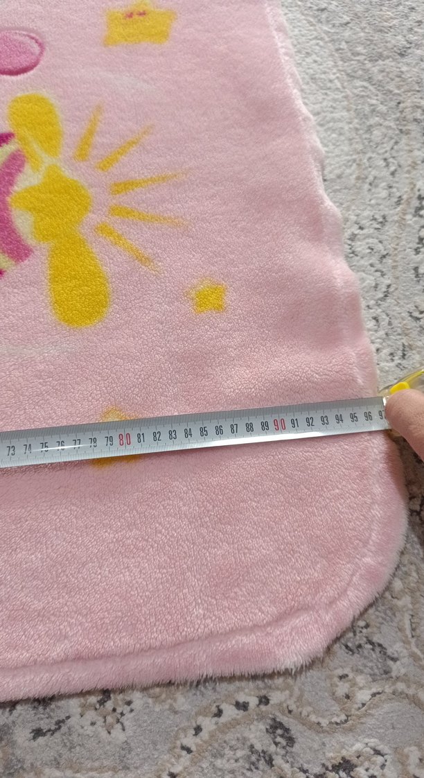 Pembe Baskılı Çocuk Battaniyesi - Görsel 2