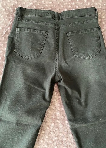 xs Beden Püsküllü Siyah Kadın Kot Pantolon