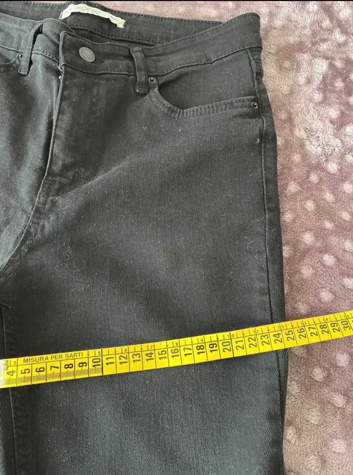 Püsküllü Siyah  Kadın Kot Pantolon - Görsel 5