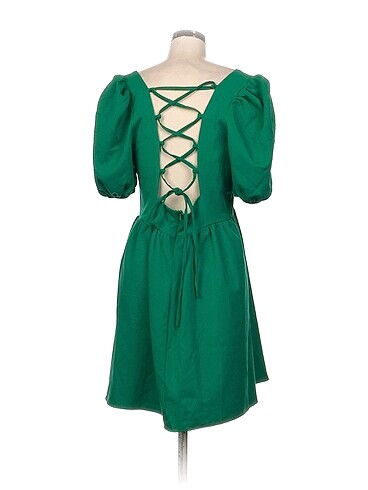 l Beden Vintage Love Kısa Elbise %70 İndirimli.