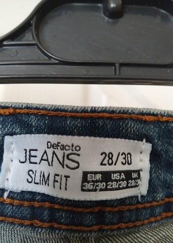 m Beden Kadın Mavi Denim Normal Boy Kot Pantolon
