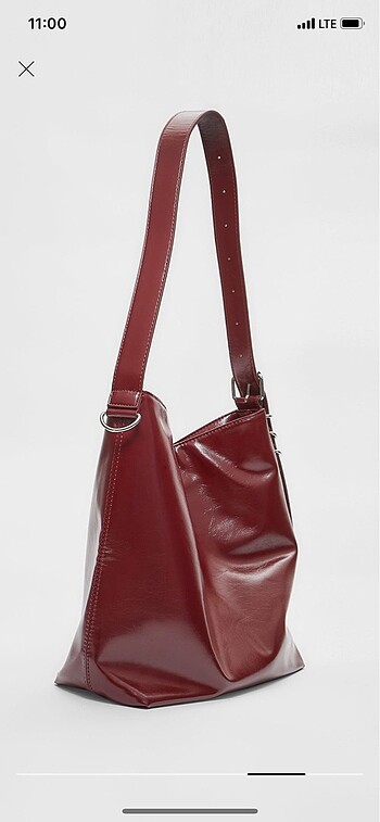 Beden bordo Renk Stradivarius canta