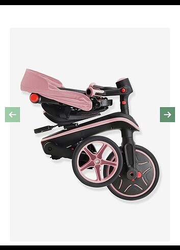 Beden pembe Renk Globber 4in1 Katlanabilir Bisiklet