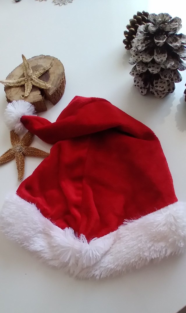 Kızlar için kırmızı kürklü bere - Görsel 5