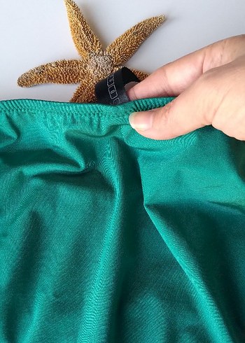 ORJİNAL KOM Yeşil Pileli Kadın Bikini Altı - Görsel 7