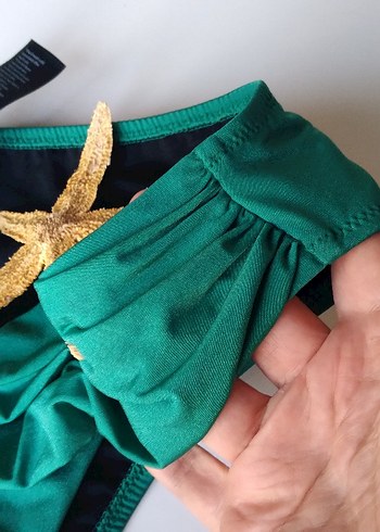 ORJİNAL KOM Yeşil Pileli Kadın Bikini Altı - Görsel 6