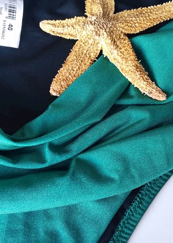 ORJİNAL KOM Yeşil Pileli Kadın Bikini Altı - Görsel 3