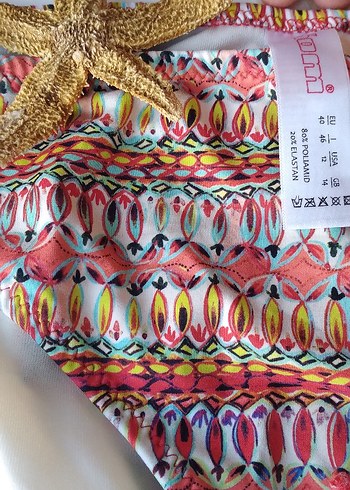 ORJİNAL KOM Renkli Bohem Desenli Bikini Altı - Görsel 5