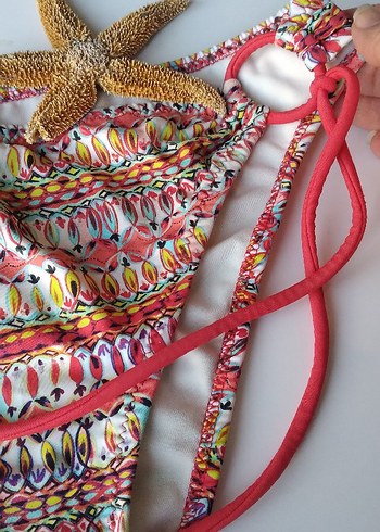 ORJİNAL KOM Renkli Bohem Desenli Bikini Altı - Görsel 2