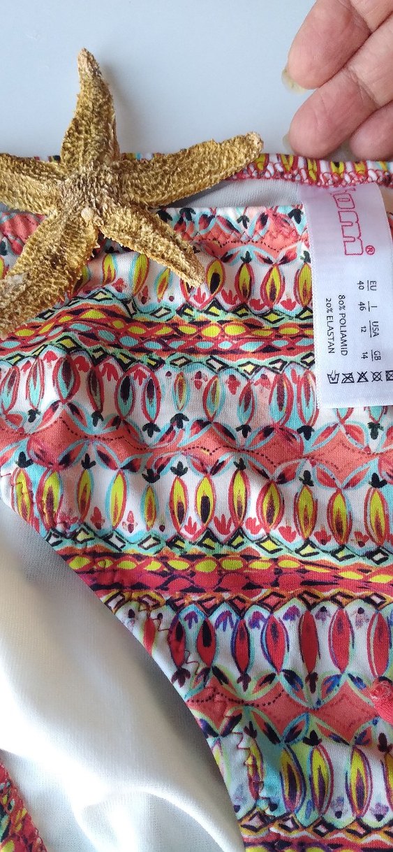 ORJİNAL KOM Renkli Bohem Desenli Bikini Altı - Görsel 5